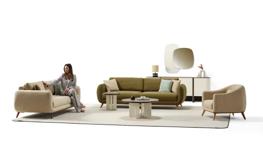 Product img 1, Relax Ahşap Ayaklı Koltuk Takımı